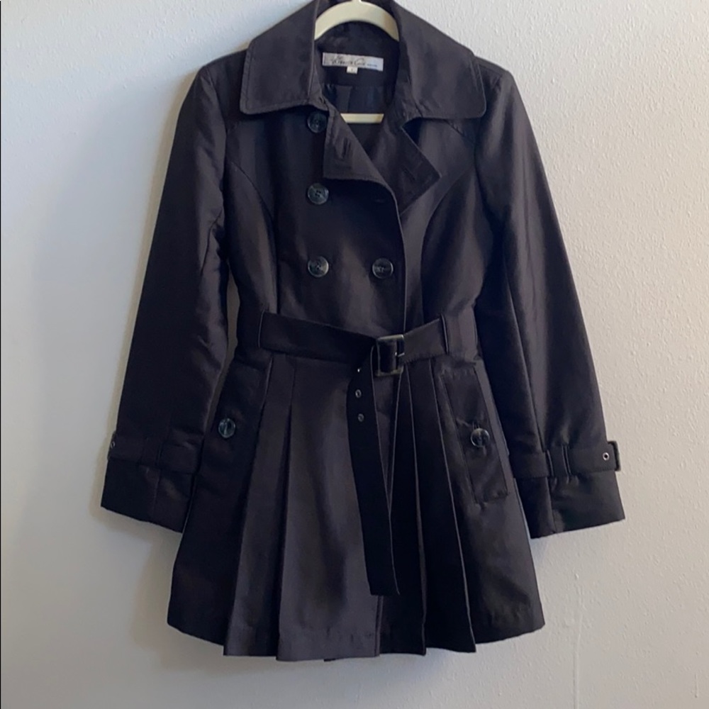 Kenneth Cole Pleated Raincoat